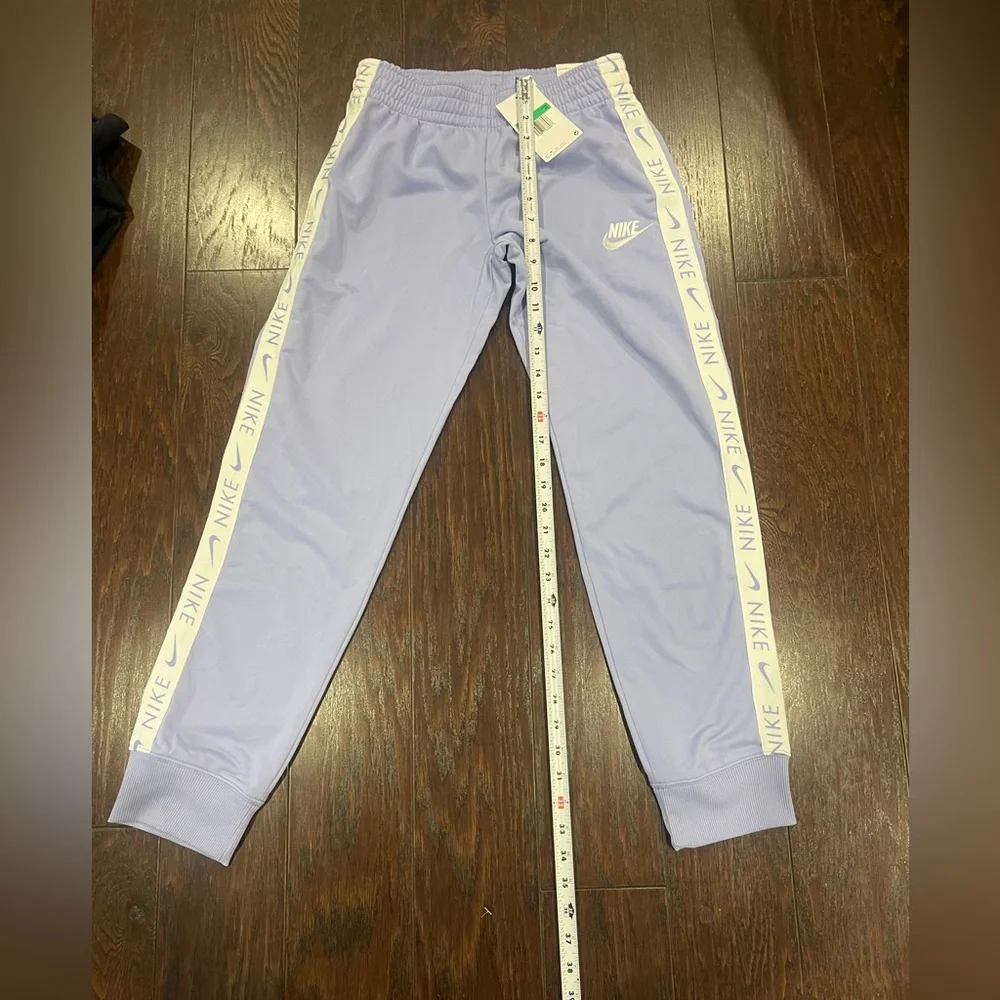 NIKE DRI-FIT SWEAT PANTS purple track pants Girls Size X-Large NEW